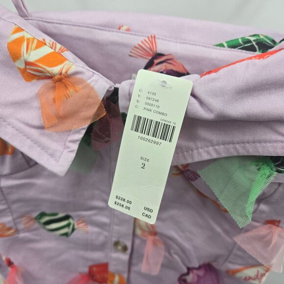 Maeve Anthropologie Pink Candy Mini Dress Size 2 - Picture 12 of 15